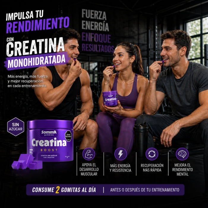 Gomitas de Creatina monohidratada