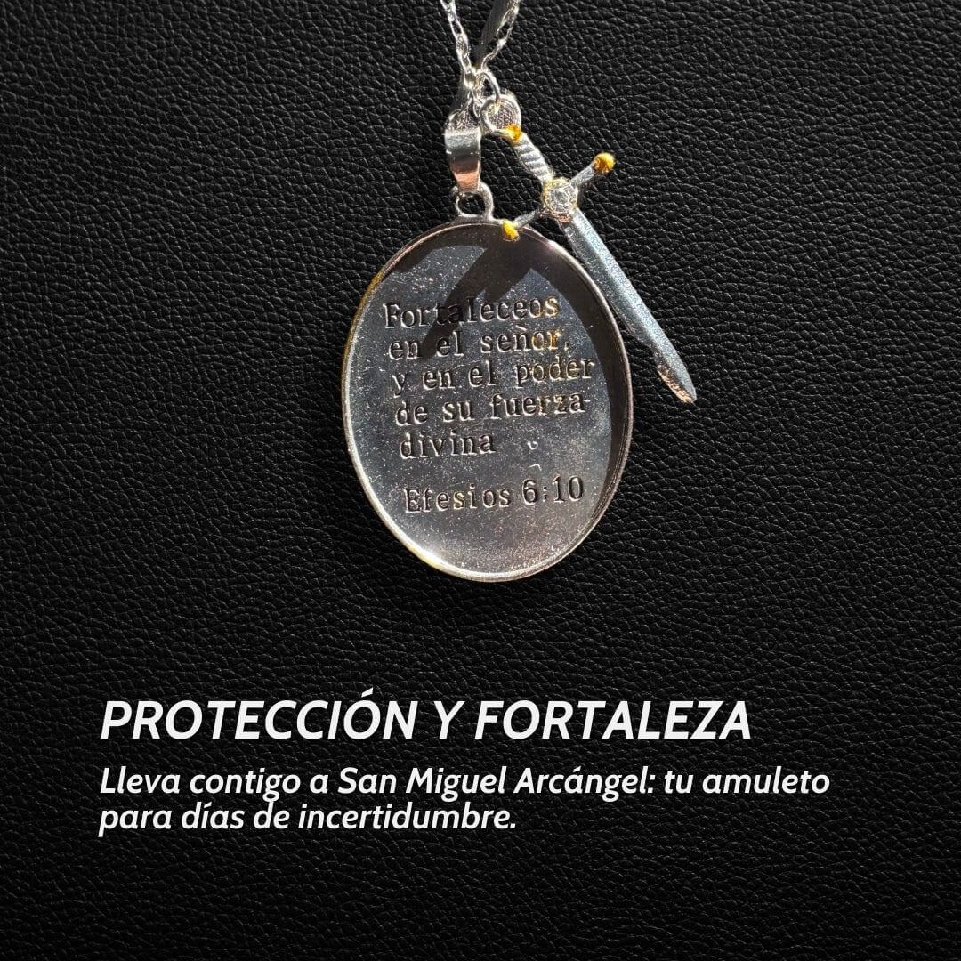 Collar Protector San Miguel Arcángel + Caja de Regalo