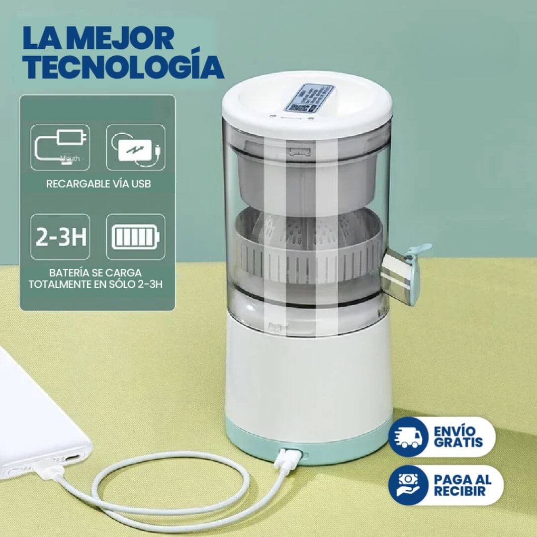 JuicePro -Extractor Exprimidor Eléctrico de Fruta