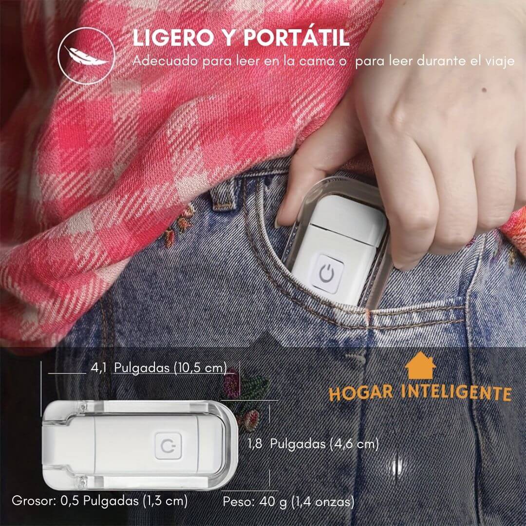 LuzLector – Luz LED portátil para lectura 💡📖