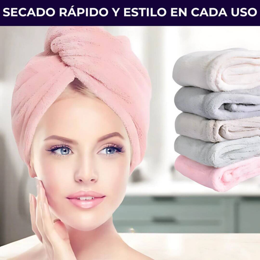 SoftDry - Toalla de Microfibra secado rápido 2x1