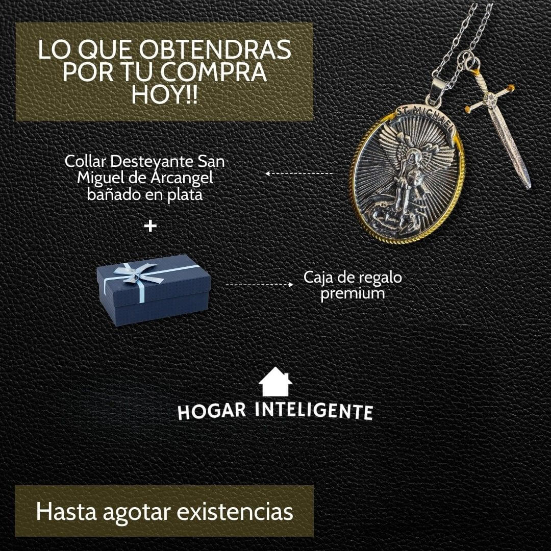 Collar Protector San Miguel Arcángel + Caja de Regalo