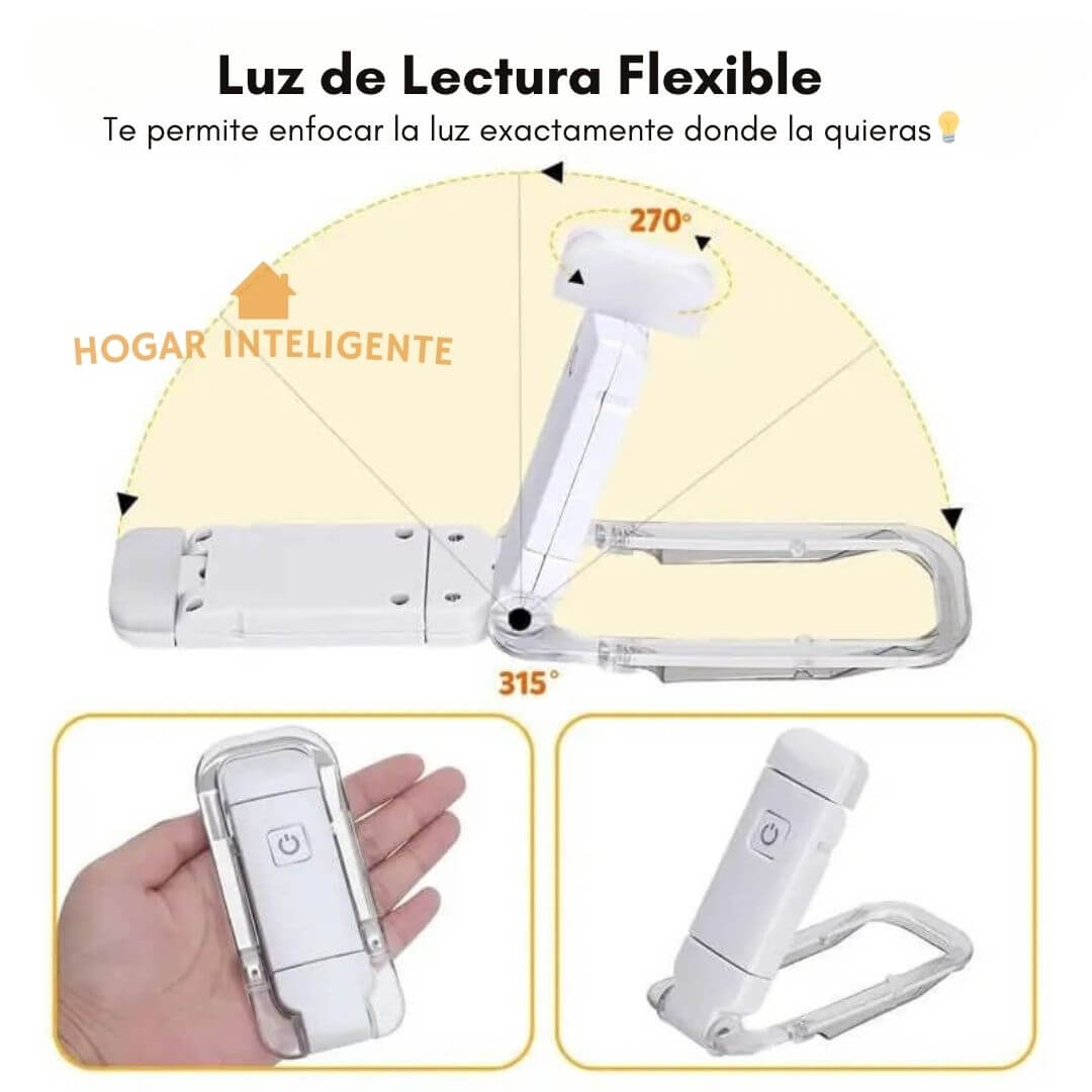 LuzLector – Luz LED portátil para lectura 💡📖