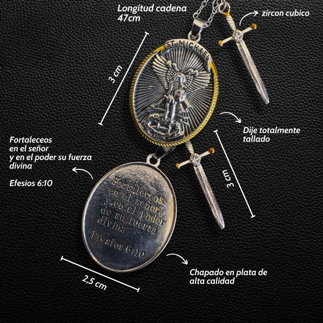Collar Protector San Miguel Arcángel + Caja de Regalo