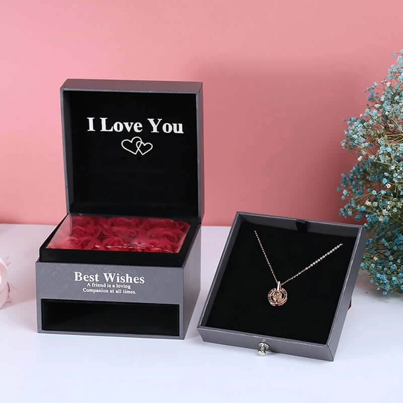 Joyero Eterno de Rosas + Set de Joyería GRATIS