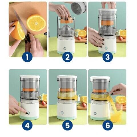 JuicePro -Extractor Exprimidor Eléctrico de Fruta