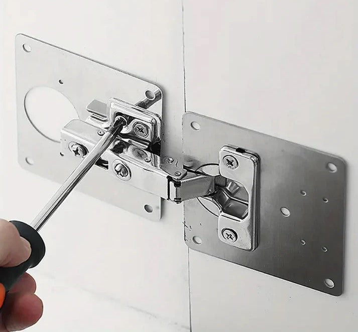 Placa Reparadora de Bisagras x4 Unidades