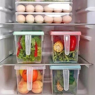 FreshBox - Organizador para Nevera con Tapa Hermética