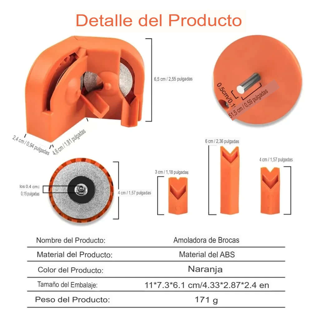 BrocaMax - Afilador Profesional de Brocas