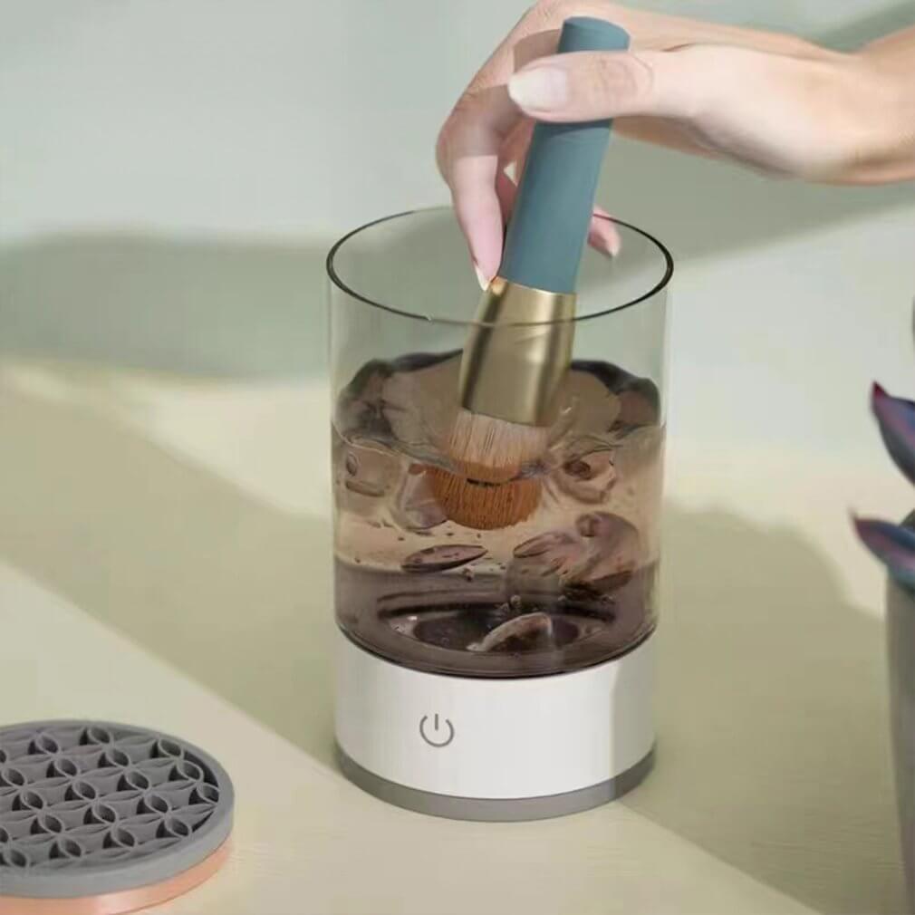 Limpiador de Brochas Eléctrico - Revolución en tu Rutina de Belleza