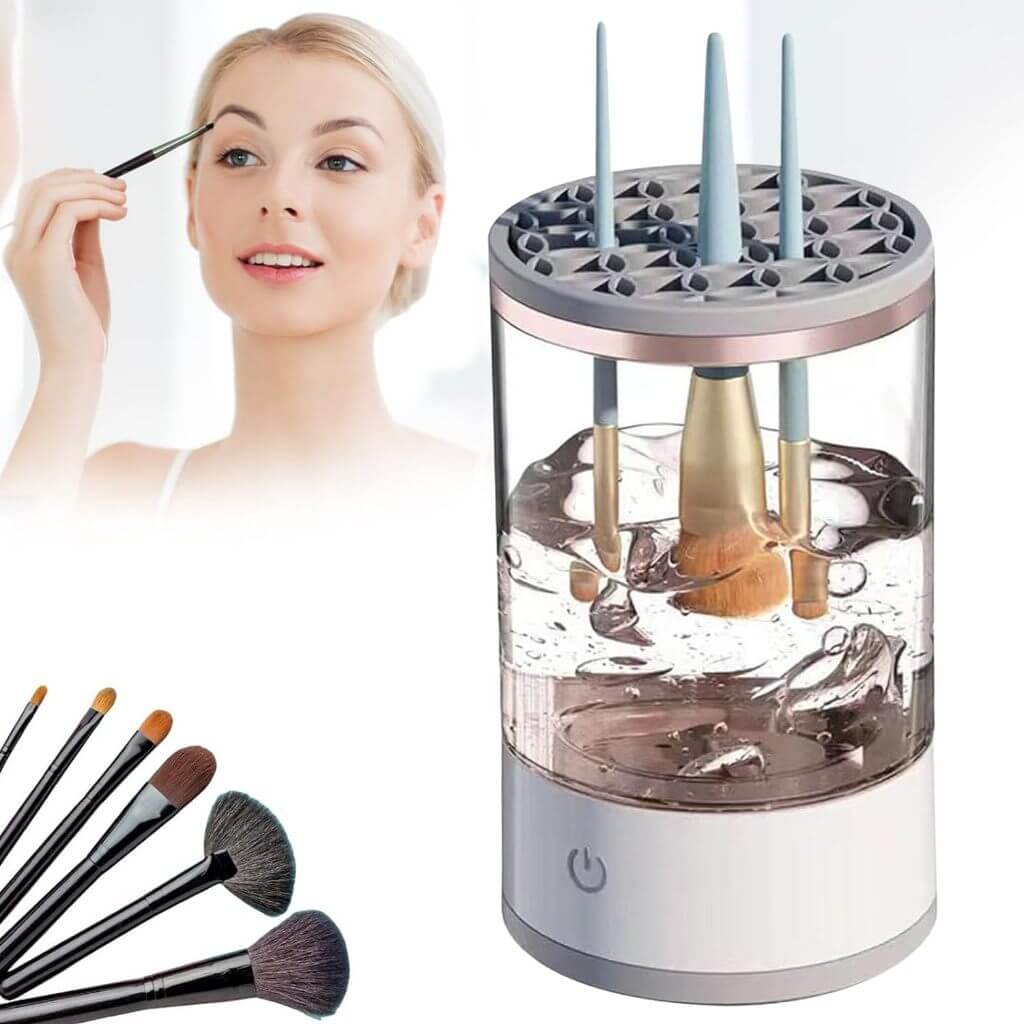 Limpiador de Brochas Eléctrico - Revolución en tu Rutina de Belleza