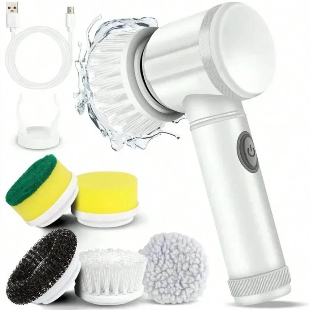 CleanMaster - Cepillo de Limpieza Eléctrico 5 en 1