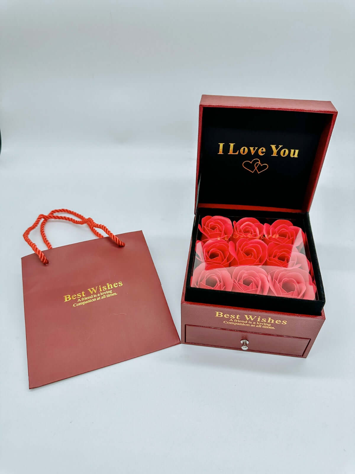 Joyero Eterno de Rosas + Set de Joyería GRATIS