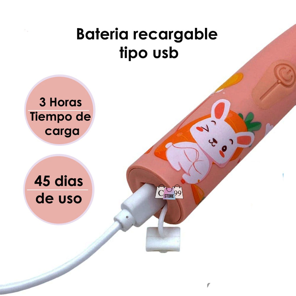 Cepillo Eléctrico KidsPro™ – Dientes limpios, niños felices