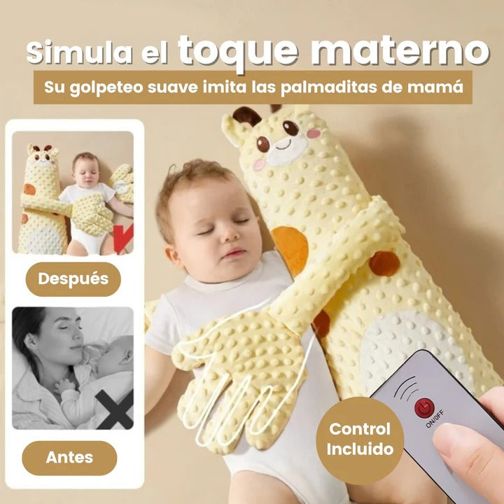 El peluche-almohada que arrulla a tu bebé con suaves palmaditas