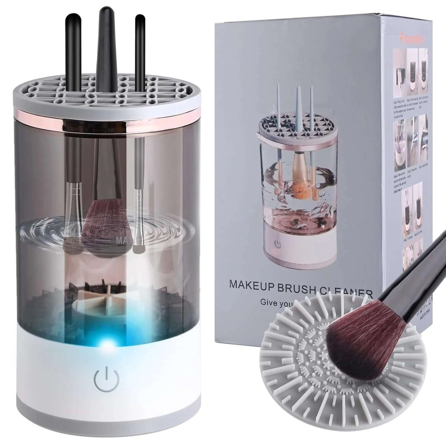 Limpiador de Brochas Eléctrico - Revolución en tu Rutina de Belleza