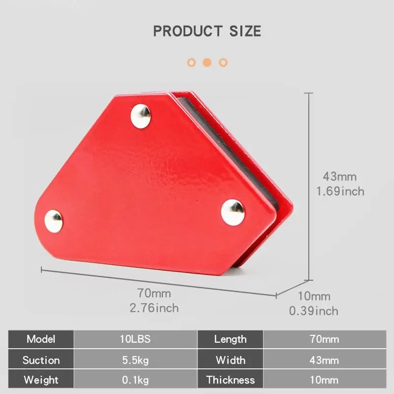 ESCUADRA MAGNETICA PARA SOLDADURA X6