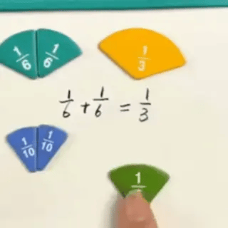 Tablero Magnético de Fracciones Divertido