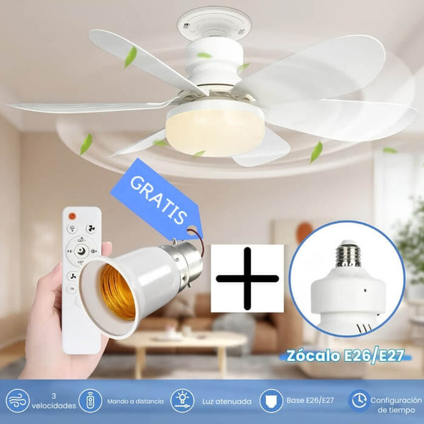 BrisaSmart Ventilador de Techo LED