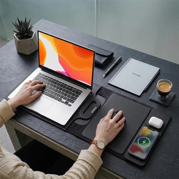 Funda para Portátil con Carga Inalámbrica