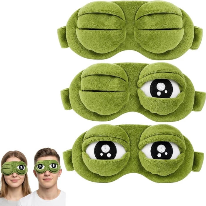 Antifaz de rana en 3D