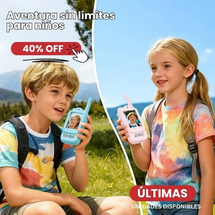 Walkie Talkies Infantiles de Largo Alcance