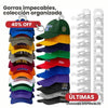 Colgador de pared para gorras