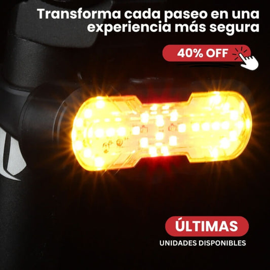 Luz direccional LED para bicicletas