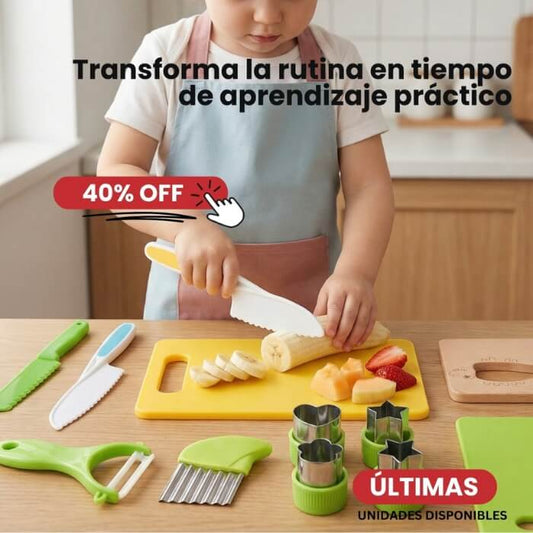 Kit de cuchillos infantiles