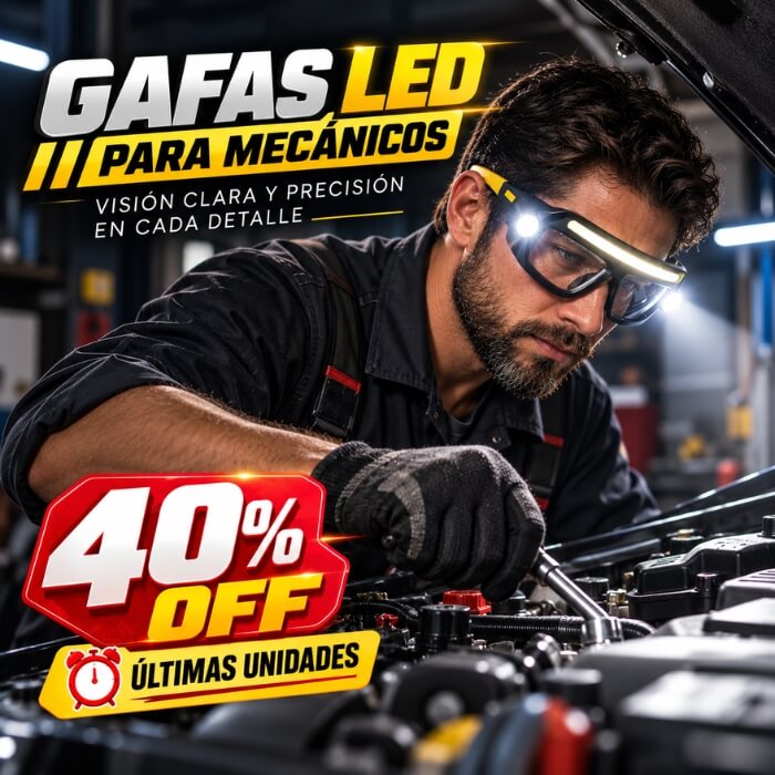 MechanicLED Pro – Gafas con Luz LED para Mecánicos