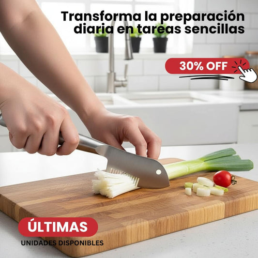Cortador cebollín práctico profesional