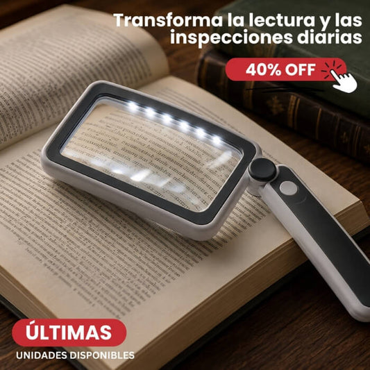 Lupa Plegable con Luz