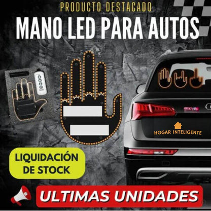 Señal de Mano Led Para Carro