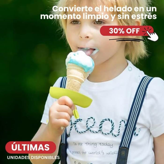 Soporte de helados de silicona sin goteo x3UND