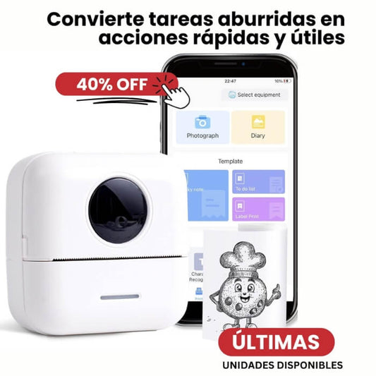 Mini impresora de bolsillo