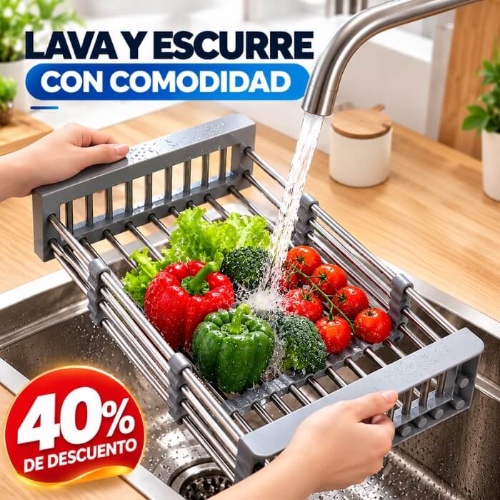 SteelRack Pro – Escurridor de Platos en Acero Inoxidable