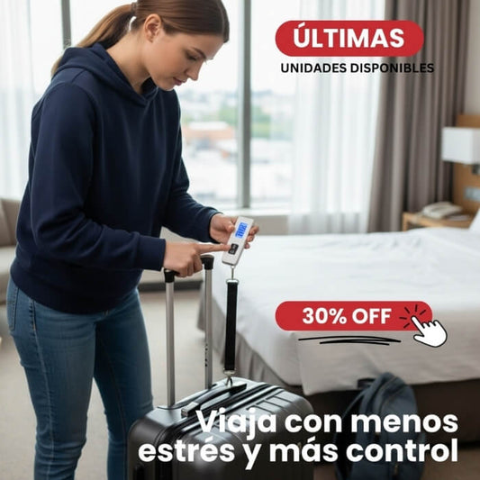 Báscula portátil de equipaje
