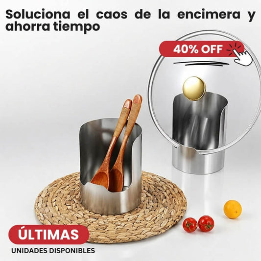 Soporte vertical de acero inoxidable 304