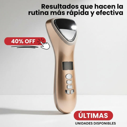 Masajeador Facial ultrasónico frio y cxliente
