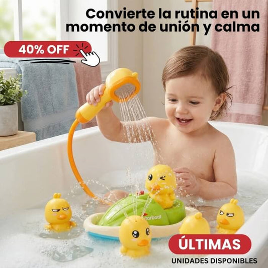 Ducky Baño Aventura con 4 paticos