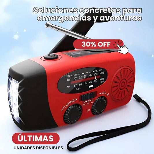 Radio Solar Multitool Portátil