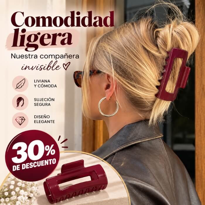 FlexiGrip Pro – Pinzas  Flexibles Antideslizantes para Cabello Set x3und