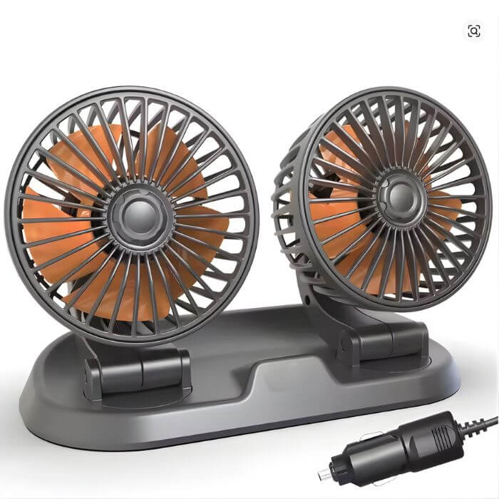 Ventilador doble para carro