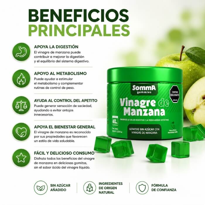 Gomas De Vinagre De Manzana