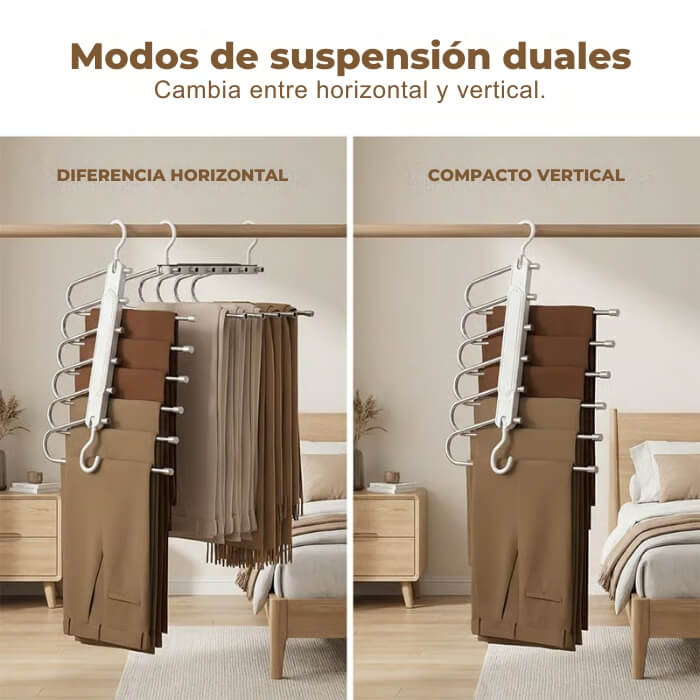 Perchas Plegables para Pantalones