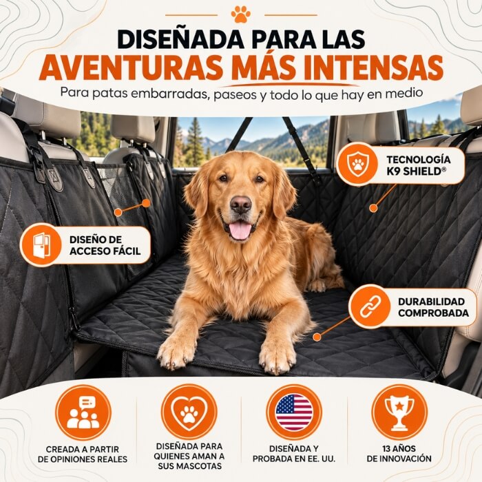 PetTravel Pro – Protector de Asiento para Viajar con tu Mascota