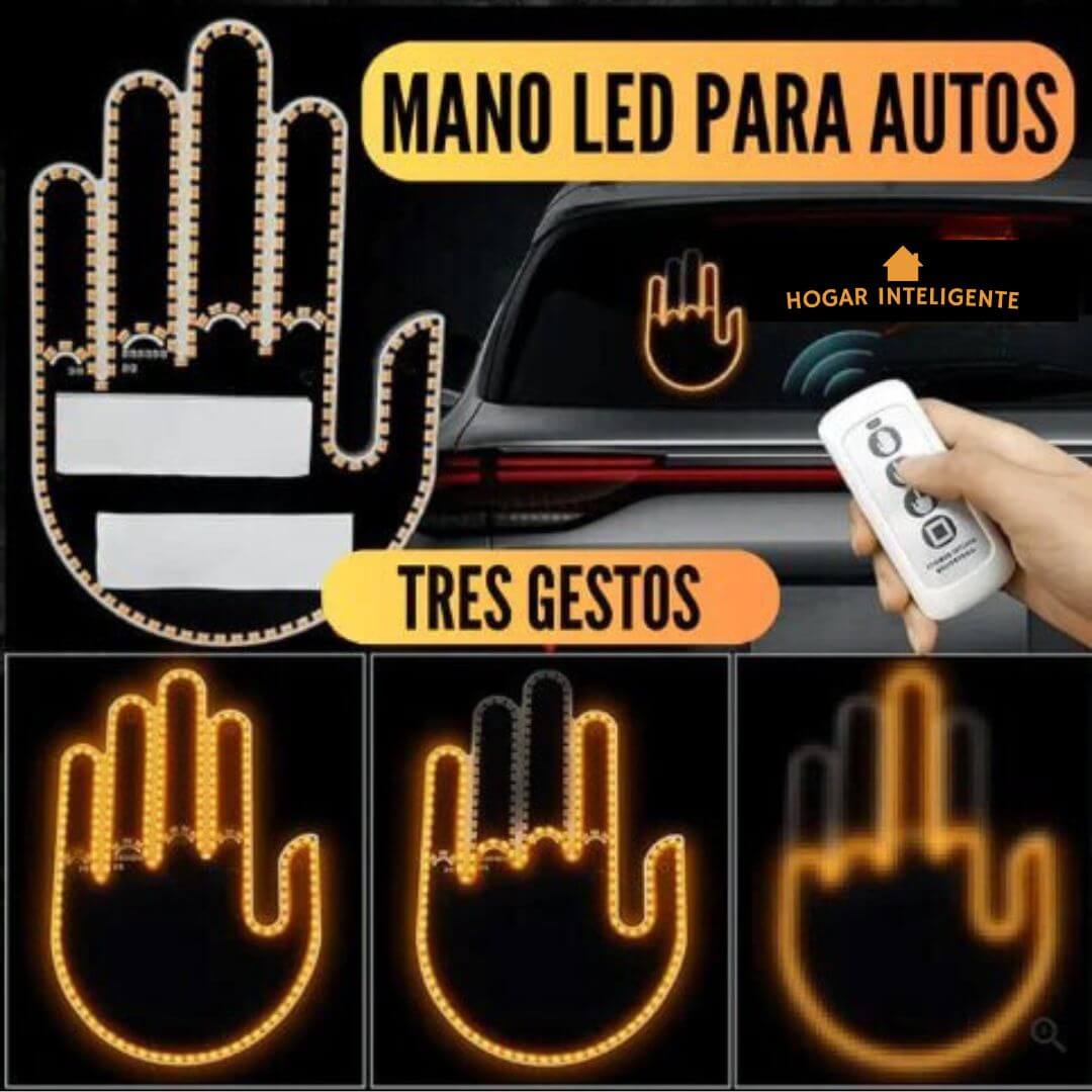 Señal de Mano Led Para Carro