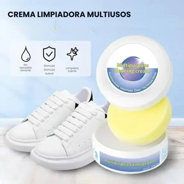 Crema Limpiadora Blanca para Zapatos