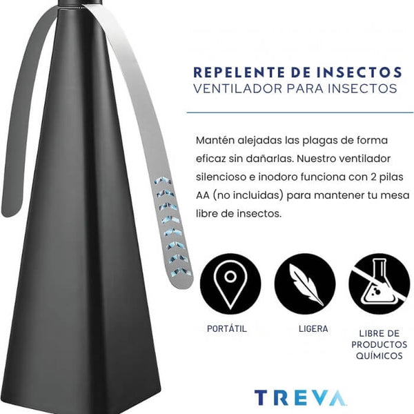Ventilador Antimoscas Holográfico Treva Portátil