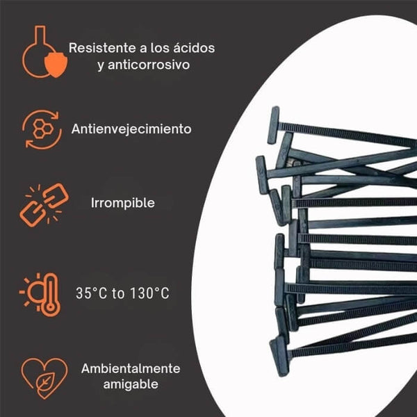 Bridas SnapFit Nylon x30 Und